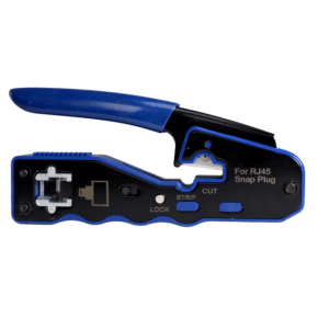 Pinza RJ45 Pass Through – Crimpeadora Profesional con Mango Antiderrapante