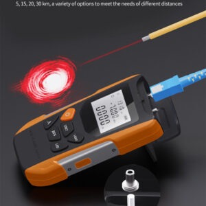 Mini G9 Medidor Óptico Multifunción | OPM + VFL Láser Rojo + Tester de Cable de Red | Equipo Profesional para Fibra