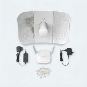 Kit WISP 2 - LiteBeam AC Gen2 + PoE + Router + 10 RJ45