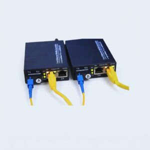 Transceiver media converter de fibra