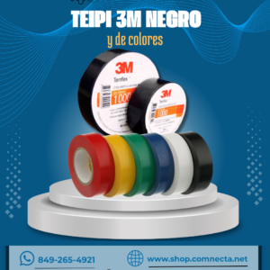 TEIPI - TAPE 3M - NEGRO Y DE COLORES