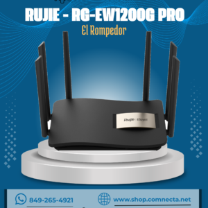 Router Rujie EW1200G Pro- dual band Gigabit - El rompedor